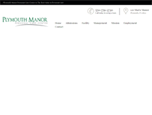 Tablet Screenshot of plymouth-manor.com